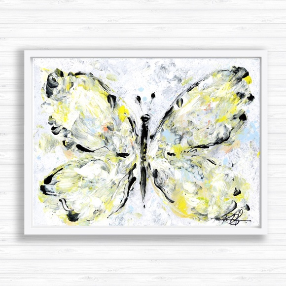 Original Abstract Painting on Canvas, Ready to hang, Butterfly Whispers 1 - Picture 5 of 8